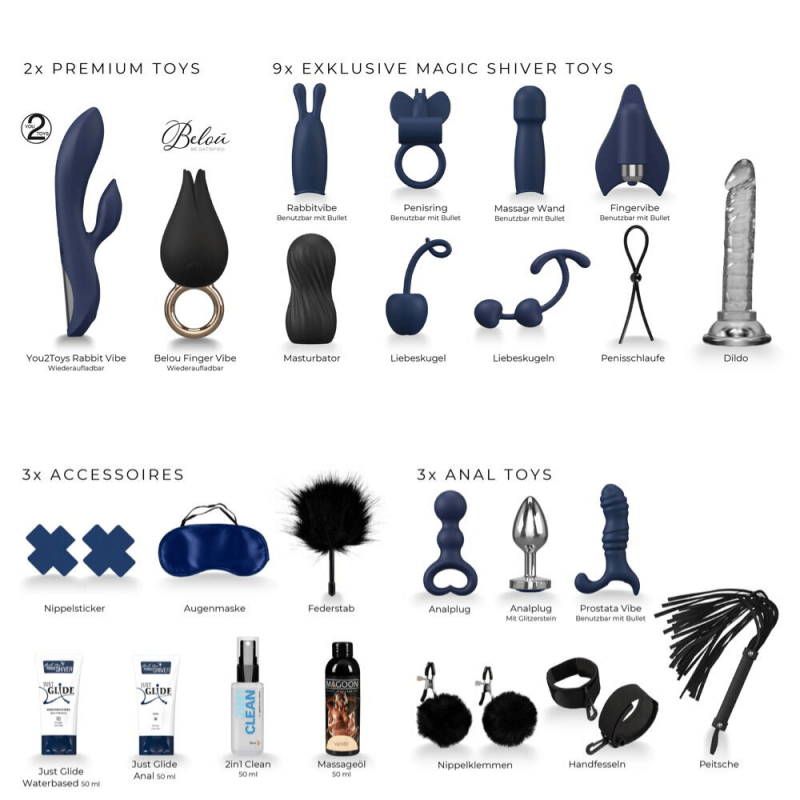Calendrier de l'avent coquin Magic Shiver 2025 - 24 surprises