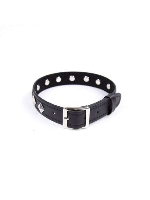 Collier réglable avec déco en métal