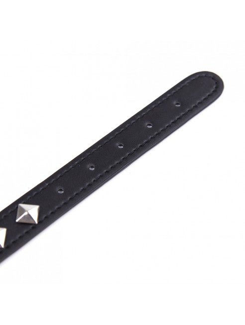 Collier réglable avec déco en métal