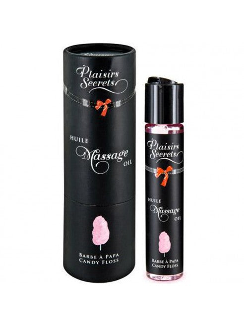 Huile de massage comestible