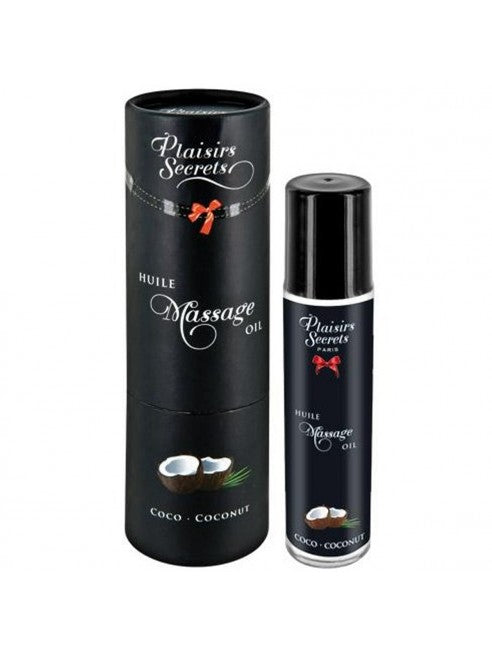 Huile de massage comestible