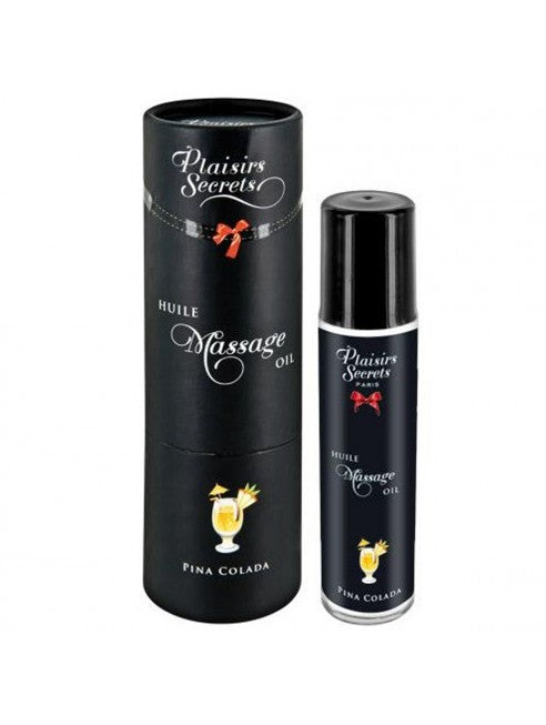 Huile de massage comestible