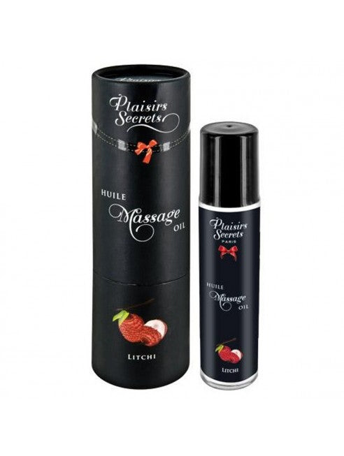 Huile de massage comestible