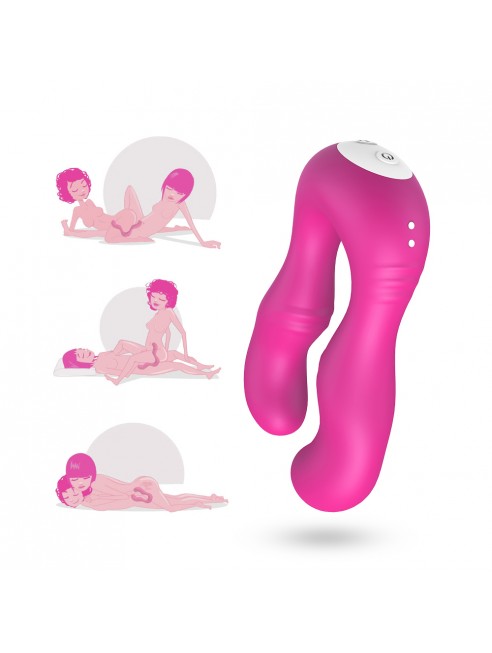 Vibromasseur en forme de U