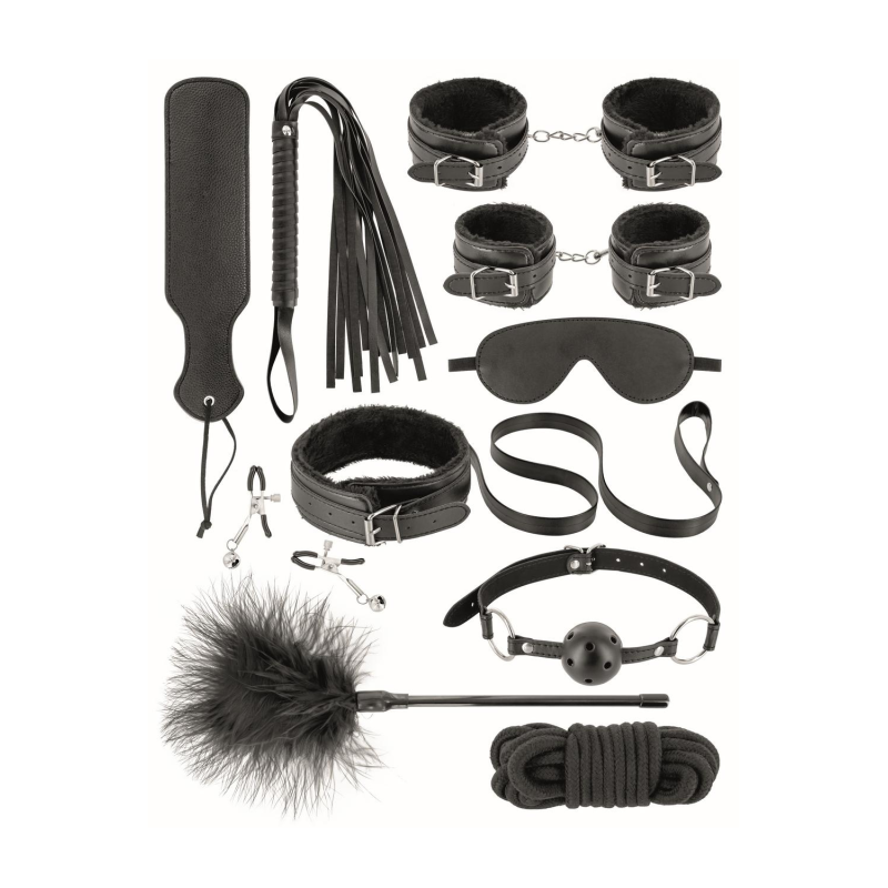 Coffret BDSM 10 produits en cuir vegan