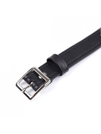 Collier réglable avec déco en métal