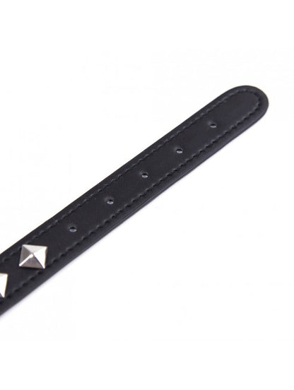 Collier réglable avec déco en métal