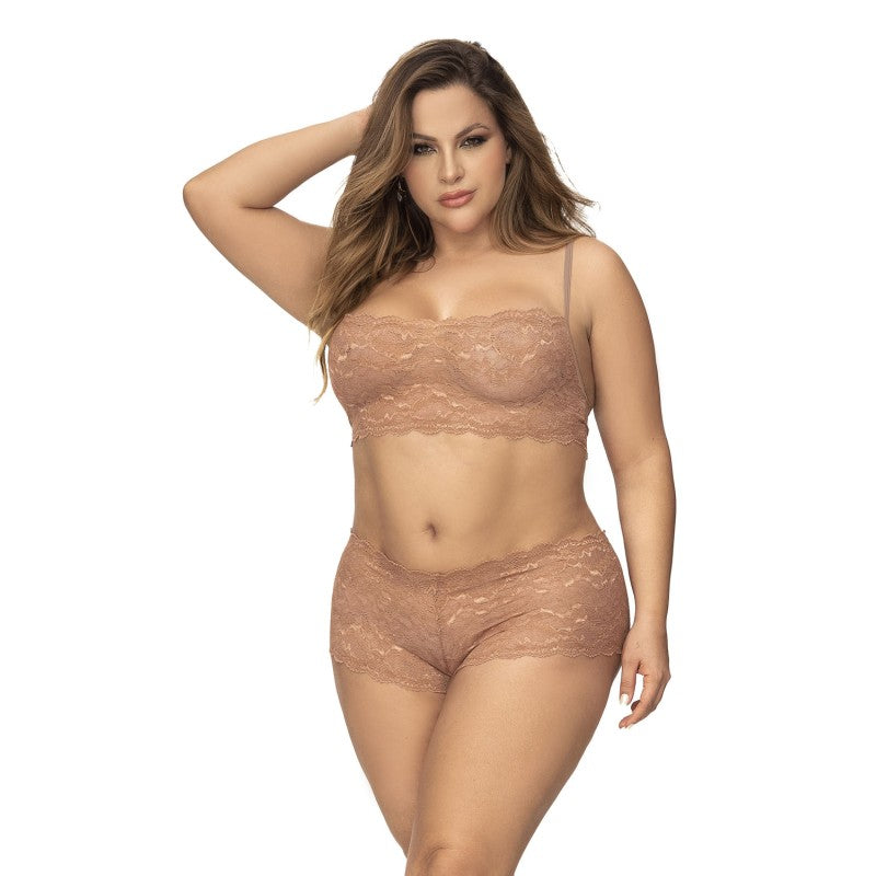 2 pièces en dentelle