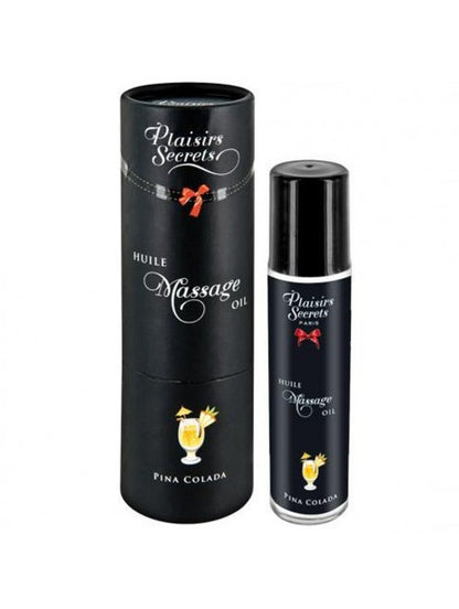 Huile de massage comestible