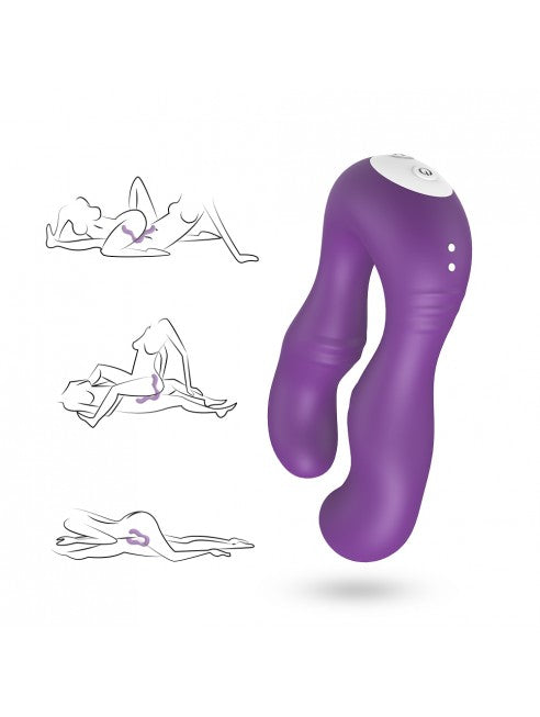 Vibromasseur en forme de U